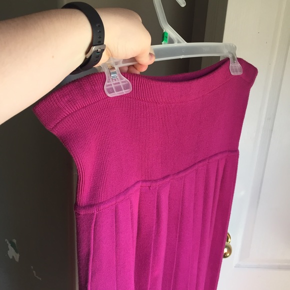 ❤️pink vintage knit maxi skirt size M-L - Picture 8 of 14